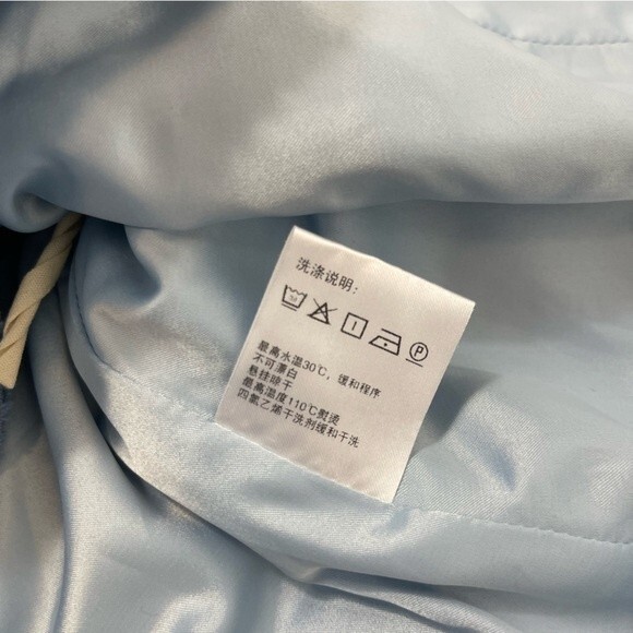 Deer and Flyer Light Blue Corduroy High Waist Cargo Utility Midi Wrap Skirt M - Picture 12 of 16